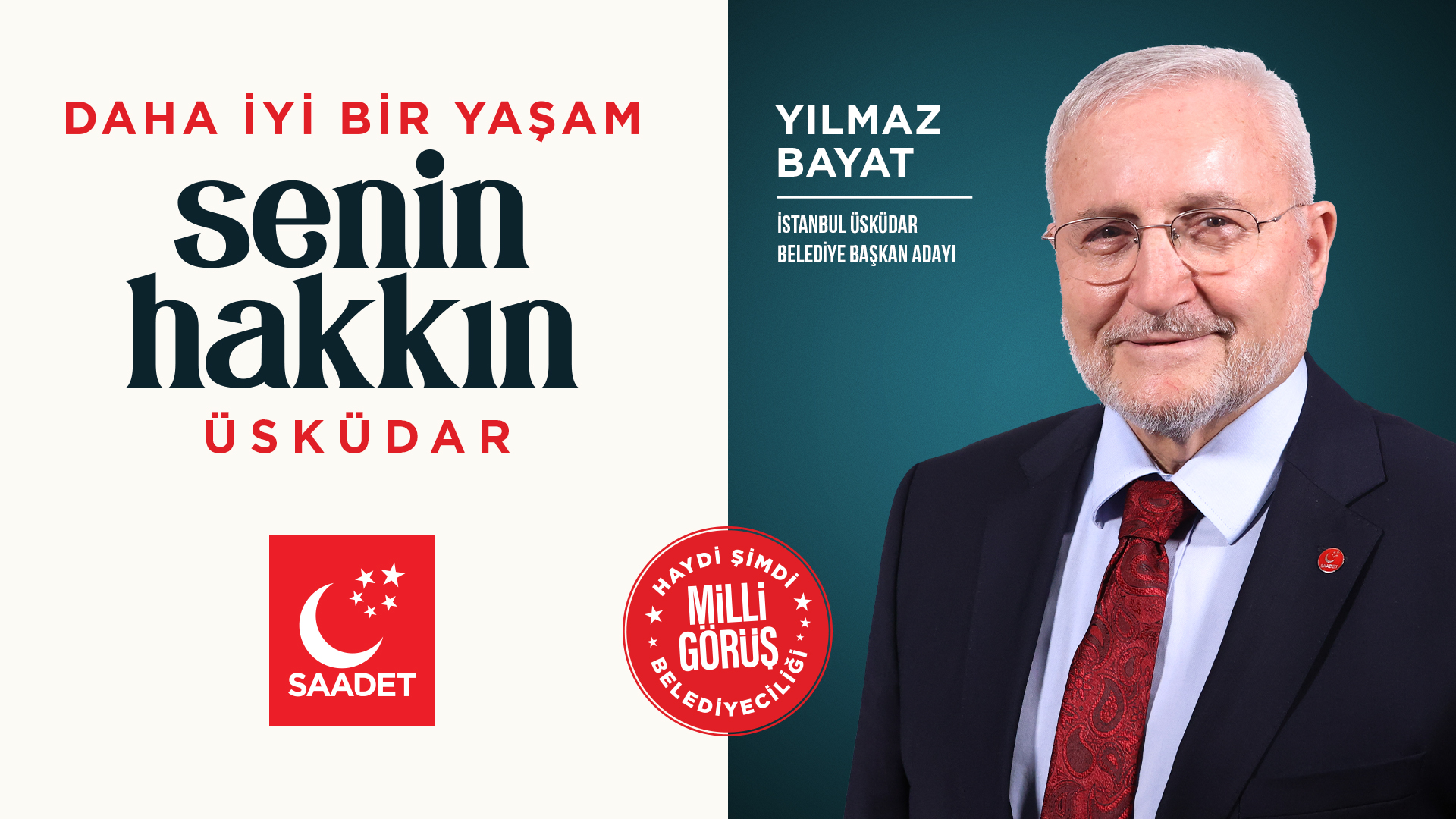 Saadet Partisi, İstanbul Üsküdar için Milli Görüş Belediyeciliği anlayışını benimseyen belediye başkan adayını belirledi.